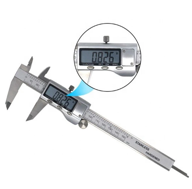 thumbnail image 2 of 150mm Stainless Steel Electronic Caliper – 0.01mm Accuracy, 6 Inch Measuring Tool 2 of 6
