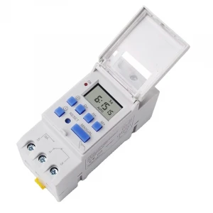 Din rail mounted 220V 16 ON/OFF weekly programmable digital timer AHC15A