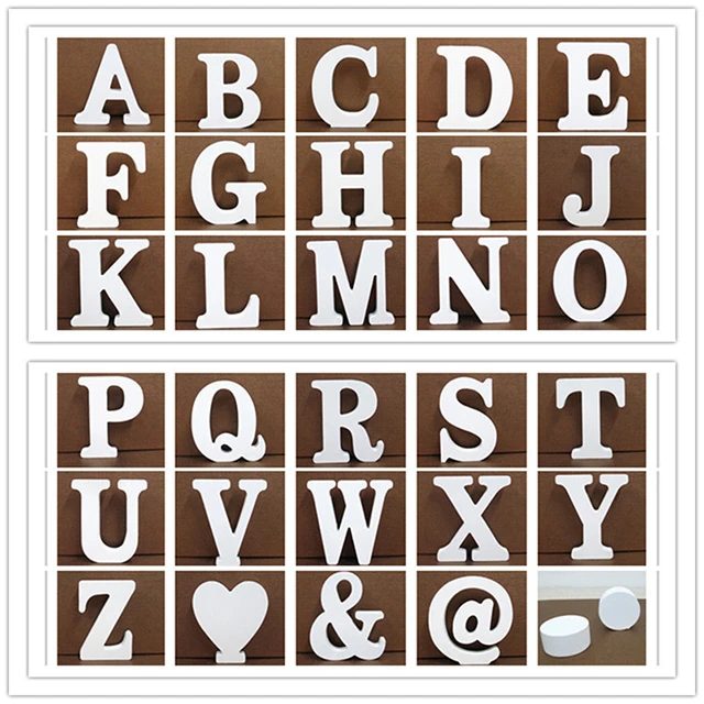 Diy creative wall home decoration crafts shooting props wood letter decoration ornaments Office bar living room bedroom