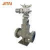 DN200 Electric Actuated Remote Control Solid Wedge Gate Valve for Italian Customers
