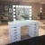 Docarelife Home Furniture Modern Dressing Vanity Desk Makeup Girls Table Dresser with Mirror