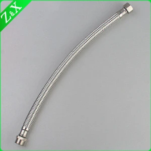 Doflex Faucet connector braided stainless steel supply hose 3/8 Female compression thread x1/2 male