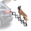Dog Car Step Stairs Foldable,Dog Ramp for Car,Lightweight Portable Large Dog Ladder