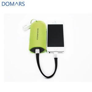 Domars Portable Mini Keyring Power Bank 5200mah Consumer Electronics Fast Charging Usb Cable Made in China