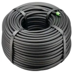 Drip Irrigation 1/4" Blank Distribution Tubing, 250' Roll, Black