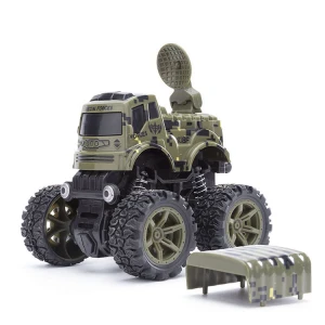 Dropshipping Childrens Toys Vehicles Inertial Truck Friction Deform Toy Army Military Monster Truck
