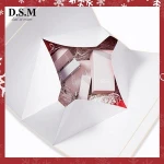 D.S.M Portable Makeup Set Brightening Foundation Eye shadows Warm Color Lip Gloss Double-head Mascara Christmas Gift For Girls
