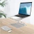 Import Durable Aluminium Alloy Adjustable Multi Angle Laptop Desk Stand Office Accessory Laptop Stand with Phone Holder from China
