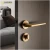 Import EADER Brushed brass hot-selling simple door handle high standard design quality warranty door handle from China