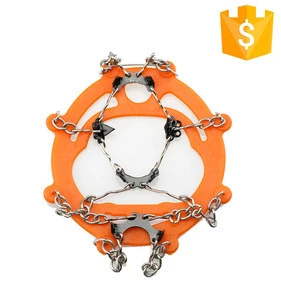 Eco-Friendly Anti Slip Climbing Crampons Silicone Ice Grips Cleats