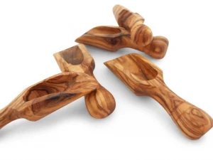 Eco-friendly Natural Olive Wood (Handmade) Spice Spoon 20cm