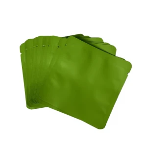 Eco Friendly Small Black Green Custom Printing Heat Seal Compound Plastic Empty Tea Powder Food Sample Packaging Bag
