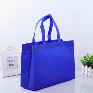 eco heat press pp nonwoven shopping bag,grocery tote bag,cheap price handled pp non woven bag
