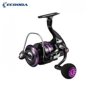 Ecooda Brand Black Thunder 3000 Series Fishing Reel 5+1 Ball Bearing Spinning Reel 285g Sea Fishing Reel