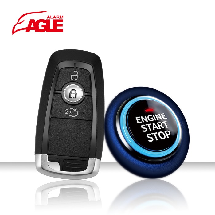 EG-689/020 keyless entry system push button start stop remote starter smart pke car alarm factory
