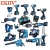 EKIIV N in One 18 pieces 21V 4.0Ah 5.0Ah brushless 20v 18-volt LED battery lithium-ion power tools cordless combo set