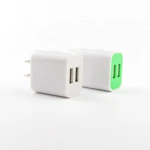 Elecctronic Accessories Travel Wall Charger 2 Port Portable Cell Phone Charger, Electronic Accessories Charger