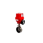 Electric Actuator   EPDM Wafer Type Stainless Steel Body  Motorized Butterfly Valve