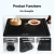 Import Electric High-Tech Graphene Food Warming Mat 6-Level Adjustable Temperature 6 Hours Timer Fast Full Surface Heating Roll Parties from China