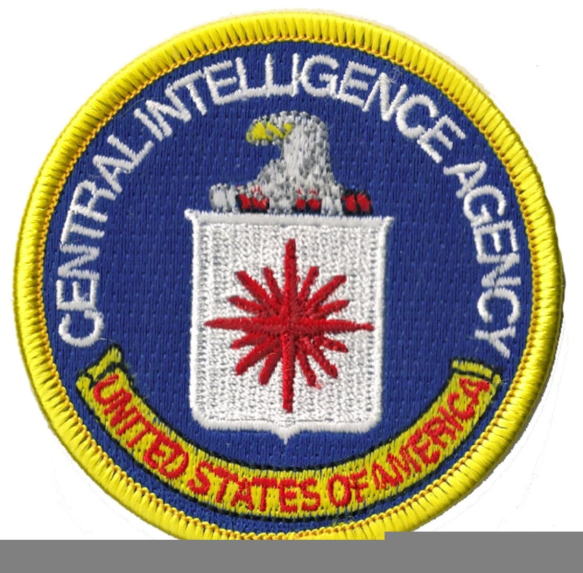 embroidered patch CIA Central Intelligence Agency patch thermocollant patch