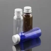 empty clear 30ml 1oz pet plastic bottle with aluminum cap