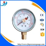 EN837-1 Pressure Measuring Instrument Standard high accuracy pressure gauge