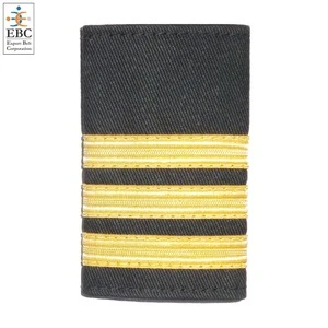 Epaulettes 2 Bar Gold Full Length Flight Officer Board | Aviation Clothing Epaulettes 2 Bar Gold