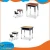 Ergonomic adjustable height wood material school desk furniture