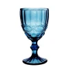 European Wonder Color Wedding Goblet Red Wine Glass Custom Blue Wine Glass Goblet