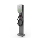 EV Charging Accessories Floor-Mounted Charging Stations Column Ev Charger Wall Stand With Cable Management