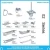 Import Everstrong double towel rack ST-V0204 stainless steel 304 towel shelf without base from China