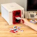 Evolis Zenius  Card Printer   office  ID photo student PVC Card Printer