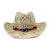 Import Exotic Cowboy hat Summer handmade natural salted grass hat for women men straw hat from China
