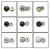 Import Factory Direct Custom Black Silver Gold Brass Snap  Press Stud Metal Snap Button from China