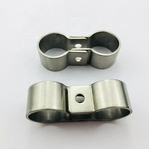 Factory Direct Custom Made Flat Stainless Steel Spring Clip Hose Clamps