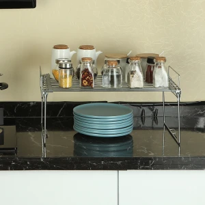 Factory direct home dishware organizer kitchen space saving ingredients rack