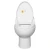 Import Factory direct supply toilets one piece bathroom water closet ceramic toilet molds from China