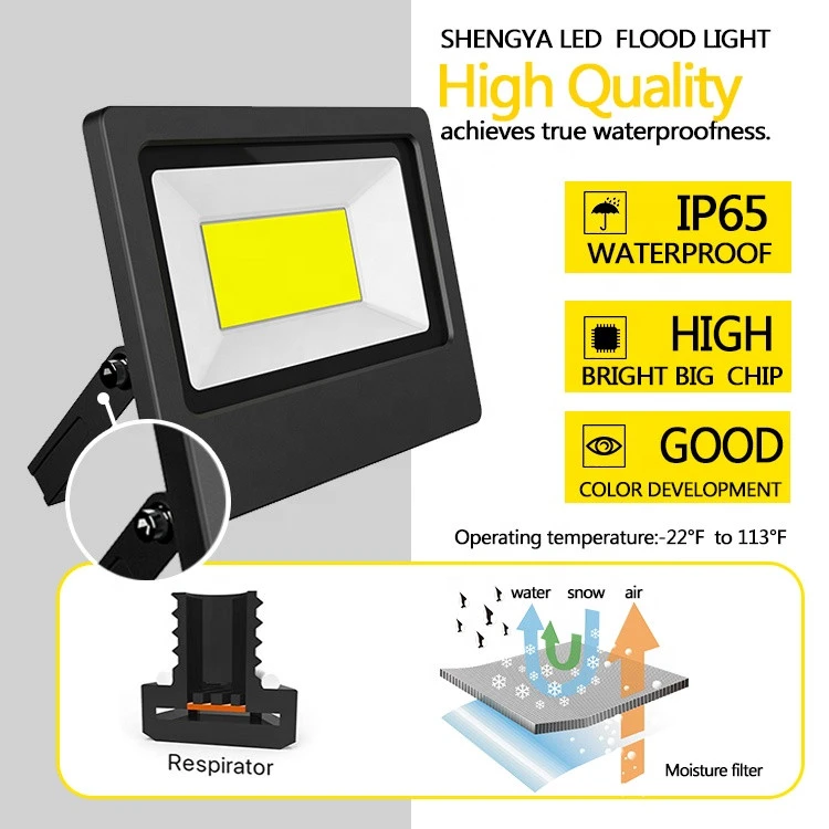Factory Ip65 Waterproof Floodlight 30W 50W 100W 150W 200w Watt Housing Led Flood Light