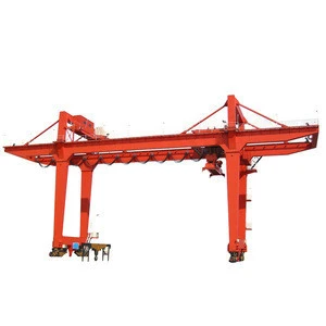 Factory price 20t workshop single girder rail mounted gantry crane