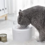 Factory price pet simple double feeding bowl puppy feeding food bowl