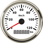 Factory Sale 85mm Motorcycle GPS Speedmeter 120km/h With GPS Speed Sensor