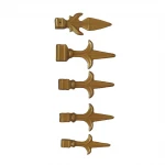 Factory supply fence spears ornamental cast iron spear and finals in fencing trellis gate
