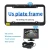Import Factory supply Wireless Backup Rear View US Plate Frame solar car camera + 4.3" Monitor from China