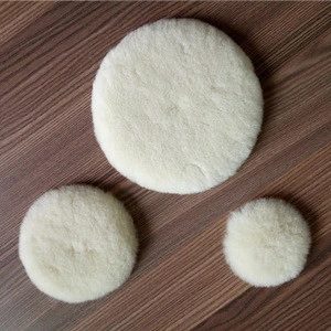 Factory wholesale durable lamb wool polishing disc/marble polishing pads/wool buffing pad for polishing