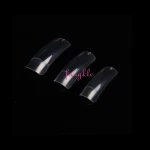 Factory wholesale half nail tips abs plastic acrylic nail tips natural