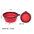 Import Factory Wholesale Outdoor Portable Silicone Folding Pet Bowl Plastic Dog Food Water from China