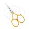 Fancy and Manicure Nail Scissor Gold Plated 9 cm