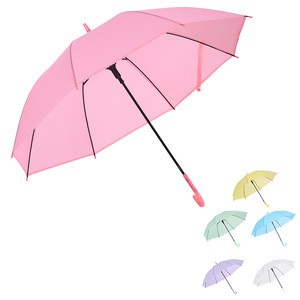 Fashion Design Promotion Transparent Paraguas Parapluie Sombrillas Clear PVC TPU Poe Umbrella