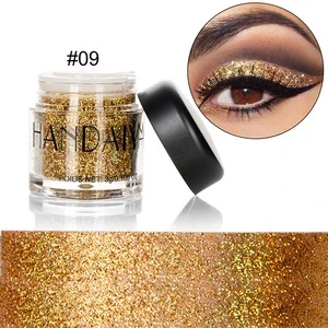 Fashion Glitter Gold Silver Eye Shadow Shiny Champagne Fluid Brighten Eye Contour Sparkling Makeup Eyeshadow