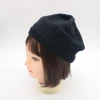 fashion plain high quality wholesale custom knit beret for woman with accessory